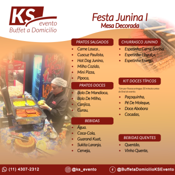 Festa Junina I - Mesa Decorada